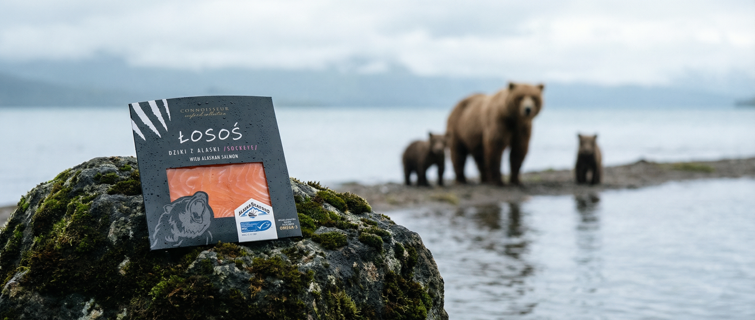 Projekt opakowań na łososia sockeye